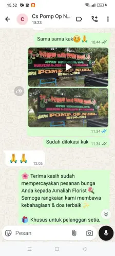 Testimonial Papan Bunga taman semanan indah